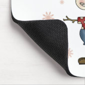 Prim Snowman T-shirts en cadeaus Muismat (Hoek)