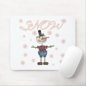 Prim Snowman T-shirts en cadeaus Muismat (Met muis)