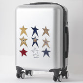 Prim Style Stars Stof Ziet er Zo Schattige uit Sticker (Koffer)