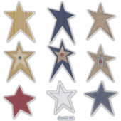 Prim Style Stars Stof Ziet er Zo Schattige uit Sticker (Voorkant)