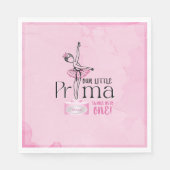 Prima Ballerina Birthday Napkin Servet (Voorkant)