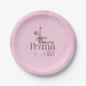 Prima Ballerina Birthday Plate Papieren Bordje (Voorkant)