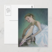 Prima Ballerina Briefkaart (Voorkant / Achterkant)