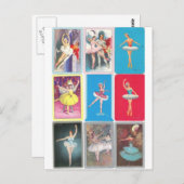 prima ballerina briefkaart (Voorkant / Achterkant)