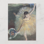 Prima Ballerina buigt op podium Edgar Degas Briefkaart (Voorkant)