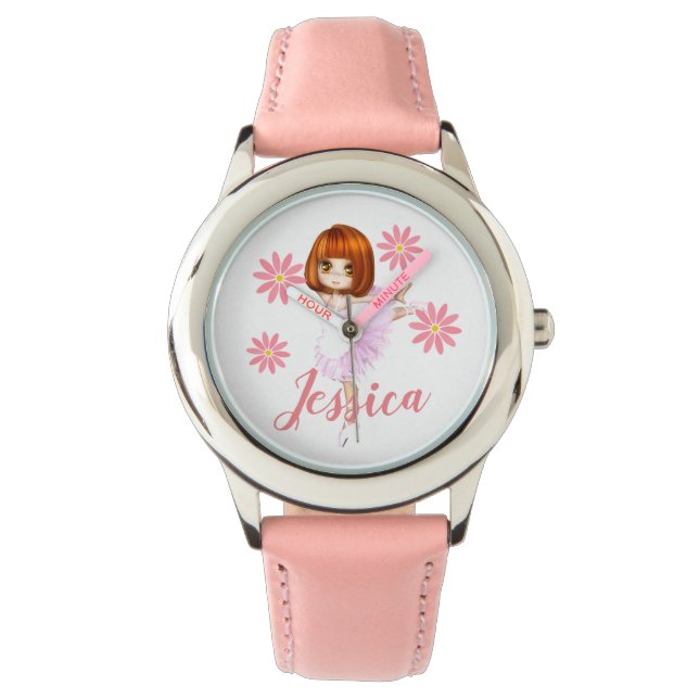 Prima Ballerina Custom Horloge (Voorkant)