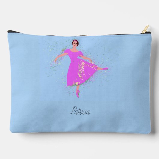 Prima Ballerina Dancer Roze Jurk Gepersonaliseerd Etui (Achterkant)