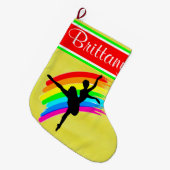 PRIMA BALLERINA GEPERSONALISEERDE VAKANTIEBESLAG GROTE KERSTSOK (Voorkant (Hangend))