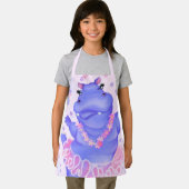 Prima Ballerina Hippo Apron - Funny Painting Schort (Insitu)