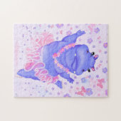 Prima Ballerina Hippo - Fun Legpuzzel (Horizontaal)
