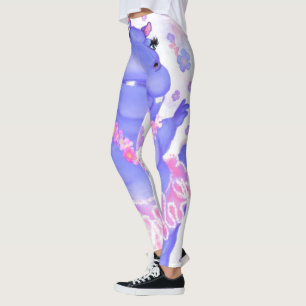 Prima Ballerina Hippo - Funny Leggings