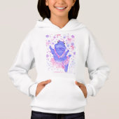 Prima Ballerina Hippo Grappige Hoodie (Voorkant)