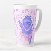 Prima Ballerina Hippo - Happy Dancer Latte Mok (Rechterhoek)