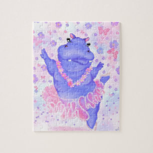 Prima Ballerina Hippo - Happy Dancer Legpuzzel