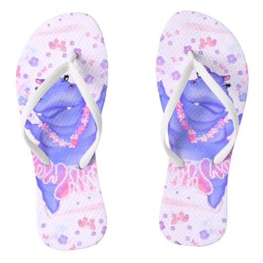 Prima Ballerina Hippo - Happy Dancer - Teenslippers (Voetbed)