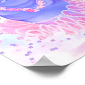 Prima Ballerina Hippo Poster Painting - Jouw tekst (Hoek)