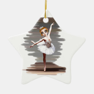 Prima Ballerina Keramisch Ornament
