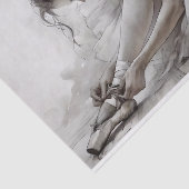 Prima Ballerina Monochrome Decoupage Tissuepapier (Detail)