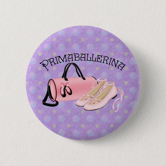 Prima Ballerina Ronde Button 5,7 Cm (Voorkant)
