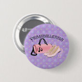 Prima Ballerina Ronde Button 5,7 Cm (Voorkant /achterkant)