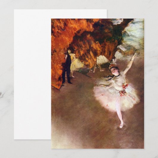 Prima Ballerina, Rosita Mauri by Edgar Degas (Voorkant / Achterkant)