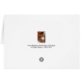 Prima Ballerina, Rosita Mauri by Edgar Degas (Achterkant Horizontaal)