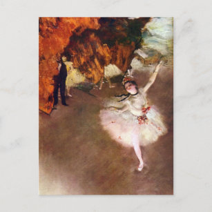 Prima Ballerina, Rosita Mauri by Edgar Degas Briefkaart