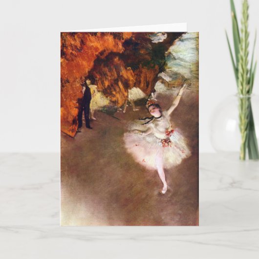 Prima Ballerina, Rosita Mauri by Edgar Degas Kaart (Voorkant)