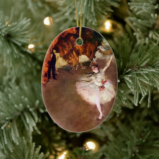 Prima Ballerina, Rosita Mauri by Edgar Degas Keramisch Ornament (Boom)