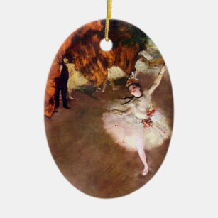 Prima Ballerina, Rosita Mauri by Edgar Degas Keramisch Ornament