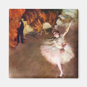 Prima Ballerina, Rosita Mauri by Edgar Degas Magneet
