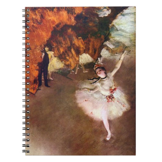 Prima Ballerina, Rosita Mauri by Edgar Degas Notitieboek (Voorkant)