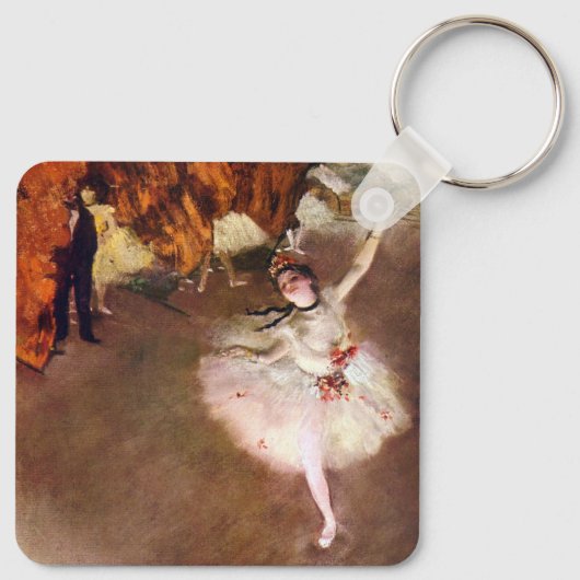 Prima Ballerina, Rosita Mauri by Edgar Degas Sleutelhanger (Achterkant)