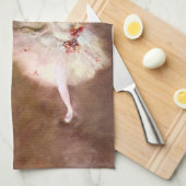 Prima Ballerina, Rosita Mauri by Edgar Degas Theedoek (Quarter Fold)