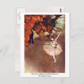 Prima Ballerina (Rosita Mauri) van Edgar Degas Briefkaart (Voorkant / Achterkant)