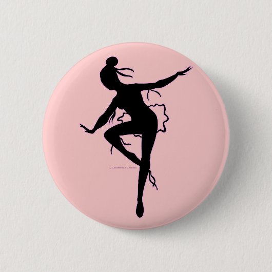 Prima Ballerina Silhouette Button (Voorkant)