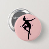 Prima Ballerina Silhouette Button (Voorkant /achterkant)
