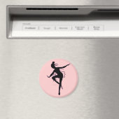 Prima Ballerina Silhouette Magnet (Insitu (Vaatwasser))