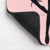 Prima Ballerina Silhouette Mousepad Muismat (Hoek)