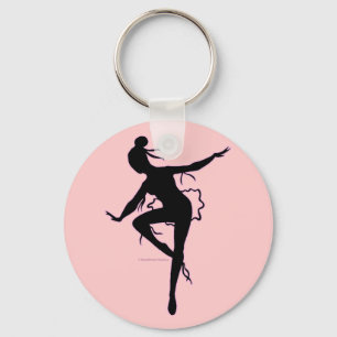 Prima Ballerina Silhouette Sleutelhanger