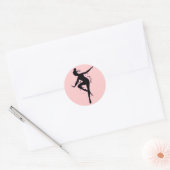 Prima Ballerina Silhouette Sticker (Envelop)