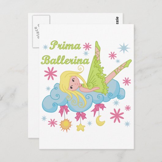 Prima Ballerina Tshirts en Gifts Briefkaart (Voorkant / Achterkant)