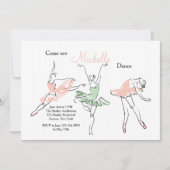 Prima Ballerina Uitnodiging (Voorkant)
