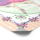 Prima Ballerinas Twins Peach Striped Cameo Poster (Hoek)