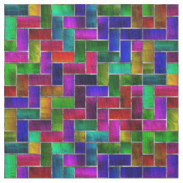 Prima Cotton Sined-Glass Pattern Fabric Stof