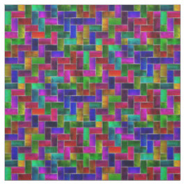 Prima Cotton Sined-Glass Pattern Fabric Stof