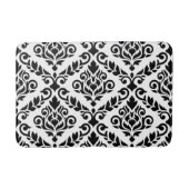 Prima Damask Lg Ptn Black op White Badmat (Voorkant)