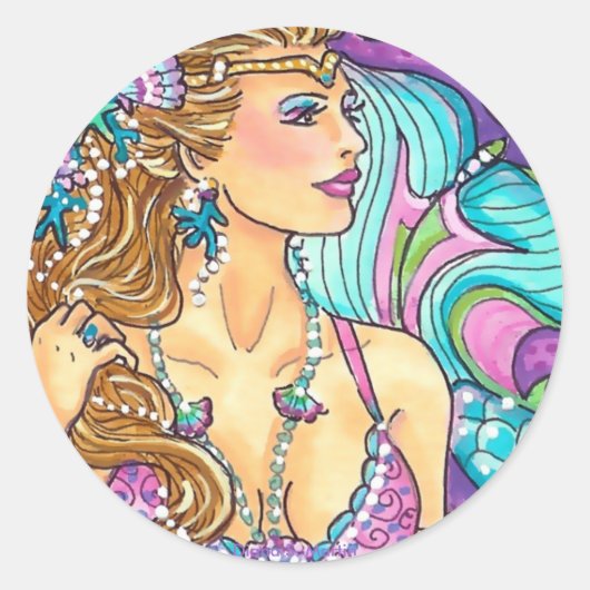 Prima Donna Ronde Sticker (Voorkant)