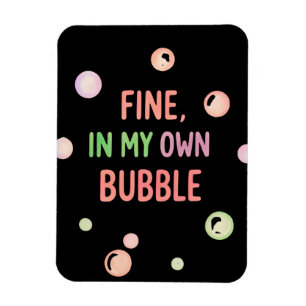 Prima, In Mijn Eigen Bubbel - Pastel Bubbel Magneet