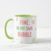 Prima, In Mijn Eigen Bubbel - Pastel Bubbel Mok (Links)